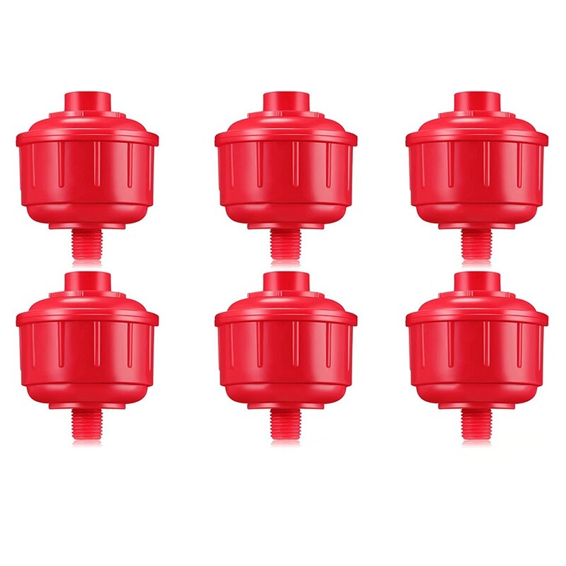 Disposable Mini Air And Water Filters Disposable Spray Filter Whirlwind Air Line Filter High Flow Filters 1/ 4 Inch: 6pcs