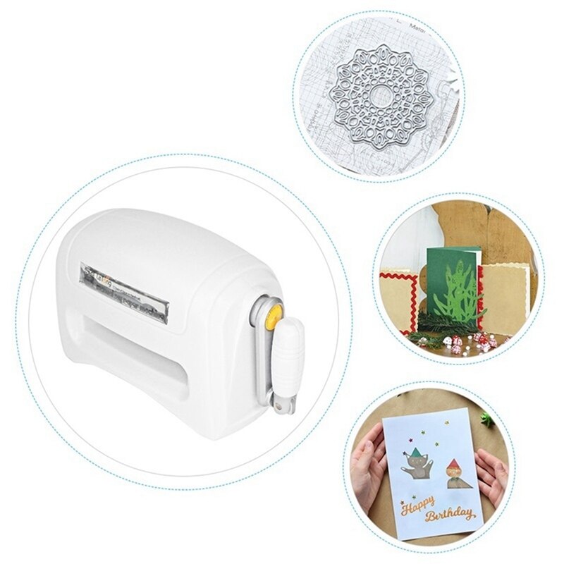 LETONG-máquina troqueladora portátil para manualidades, troqueladora para álbum de recortes, grabado en relieve, tarjetas de papel fotográfico, decoraciones, proyectos hechos a mano