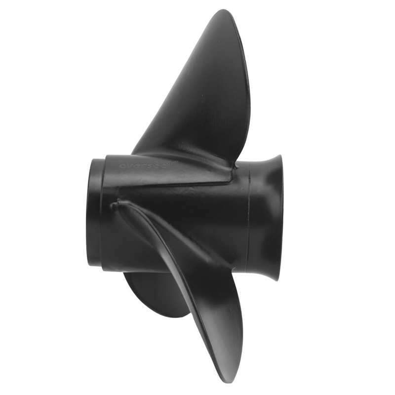 Aluminum Alloy Propeller 9x10-1/2in Outboard Propeller 3 Blades 8 Tooth High Thrust Aluminum Alloy 48-828156A12 Replacement