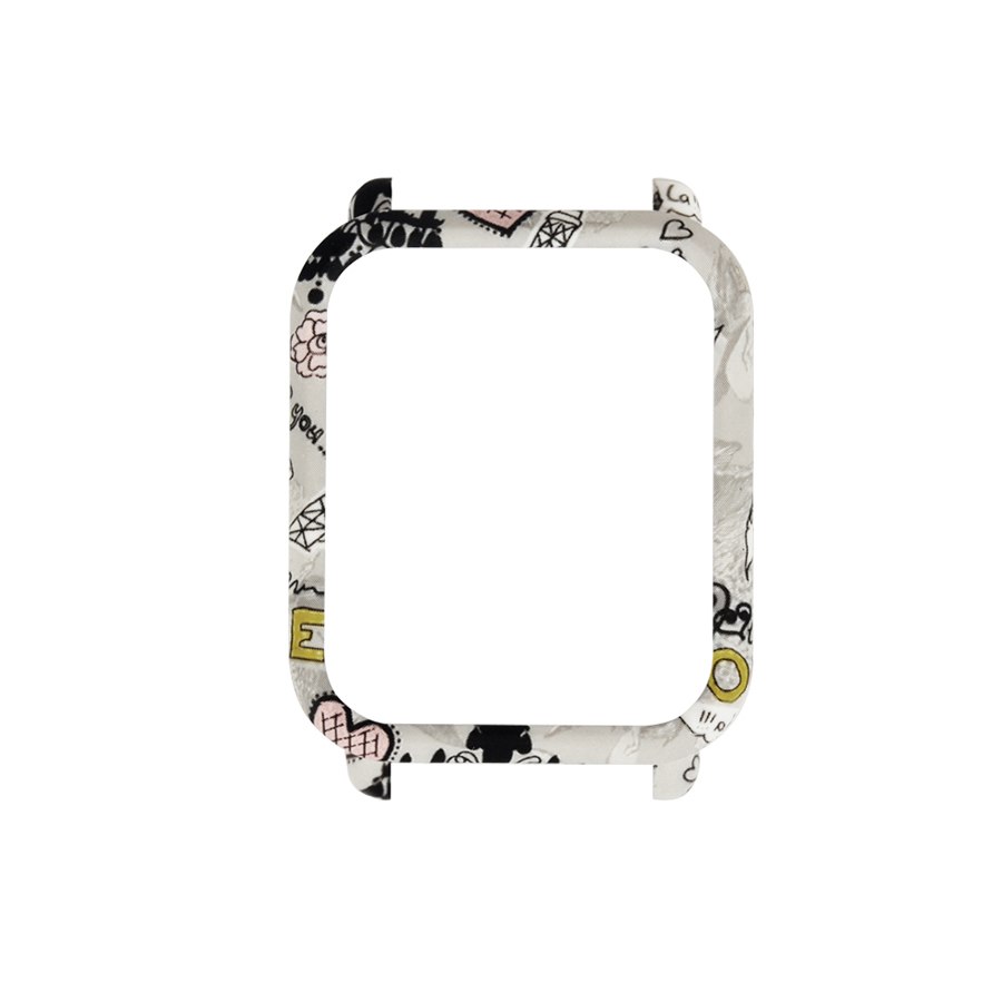 Funda protectora para reloj de PC para Xiaomi Huami Amazfit Bip Bit Youth Watch PC Shell Frame para accesorios de reloj Amazfit Bip: Heart