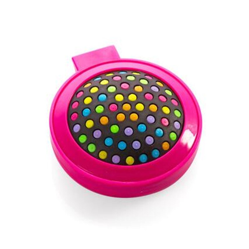 Magic Comb Mini Folding Comb Airbag Massage Hairbrush Round Travel Hair Brush With Mirror Makeup Comb Salon Hair Styling Tools: 02 rose red