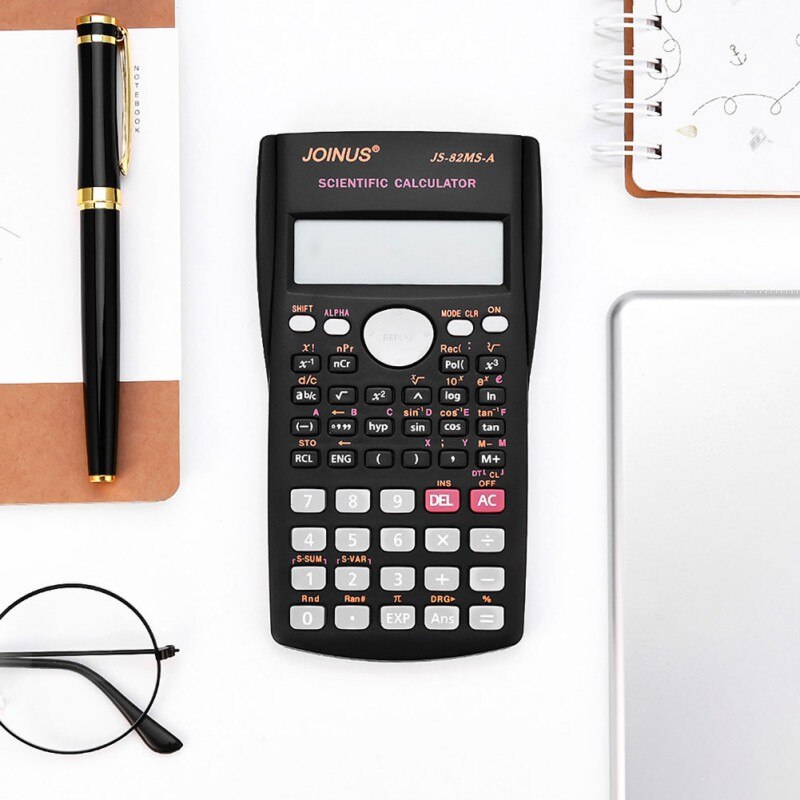 JOINUS Student Calculator Scientific Calculator Advanced Math Function Calculator Multifunction 12-Bit Calculator with cover
