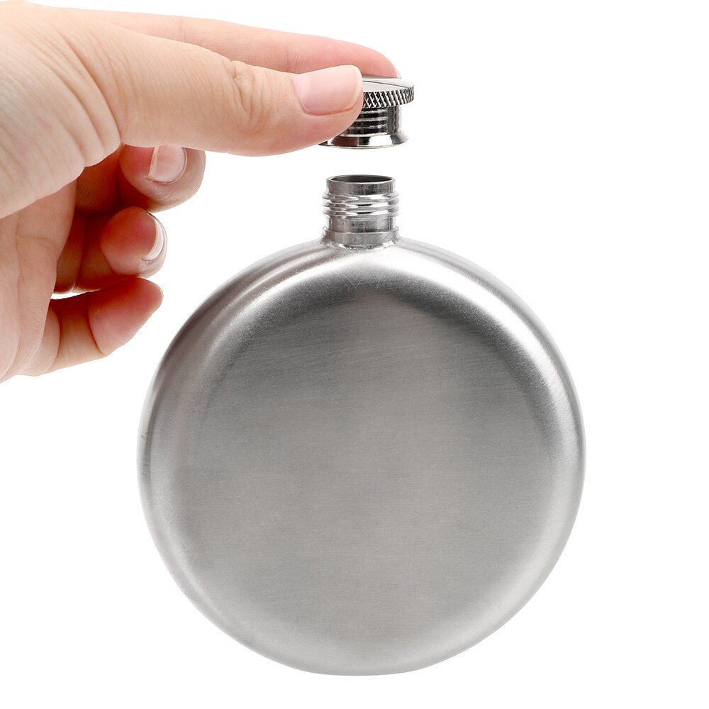 Bouteille de whisky russe ronde Portable 5 oz, bouteille de vin, accessoires pour boissons