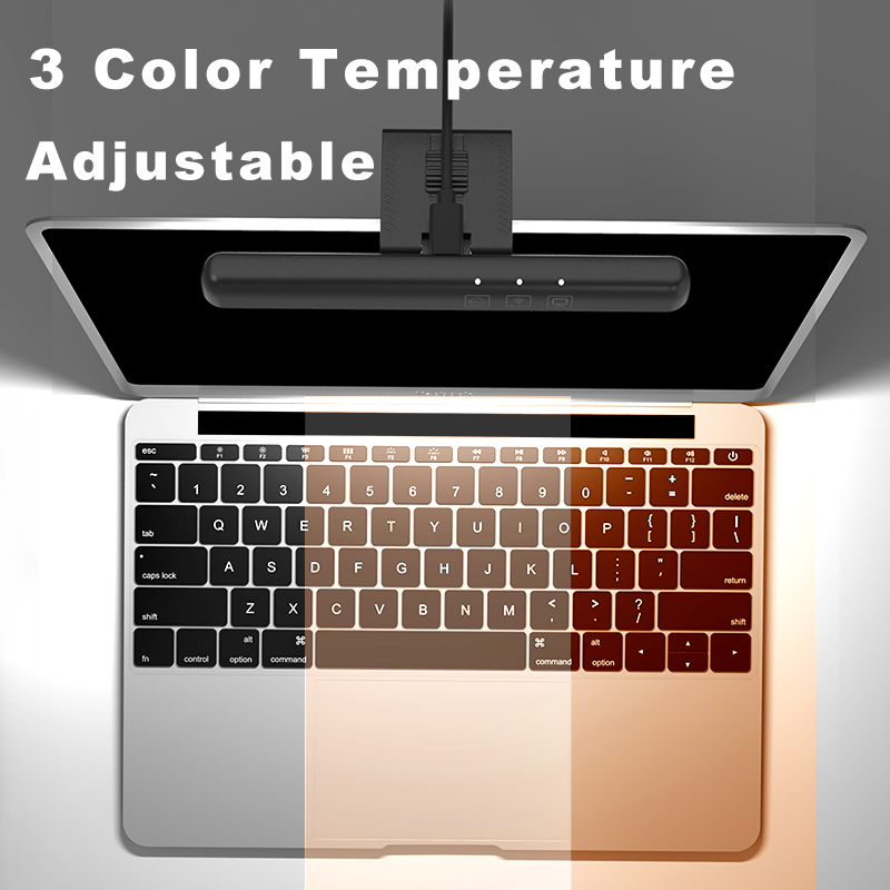 Barra de luz Led RGB para Monitor de ordenador, 60cm, pantalla de ritmo musical, luz colgante, atenuación, lámpara nocturna de ambiente para juegos/estudio/trabajo