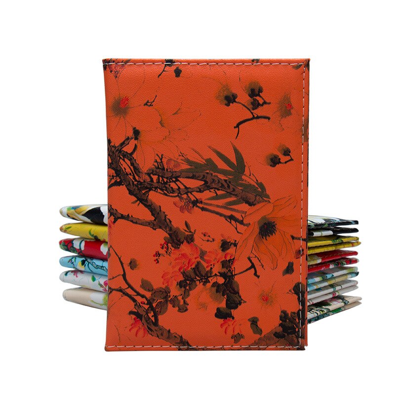 Zoukane Magnolia Pruim Boomtak Passport Cover Case Kaarthouder Reizen Accessoires Kleurrijke Paspoort Portemonnee ZSPC26