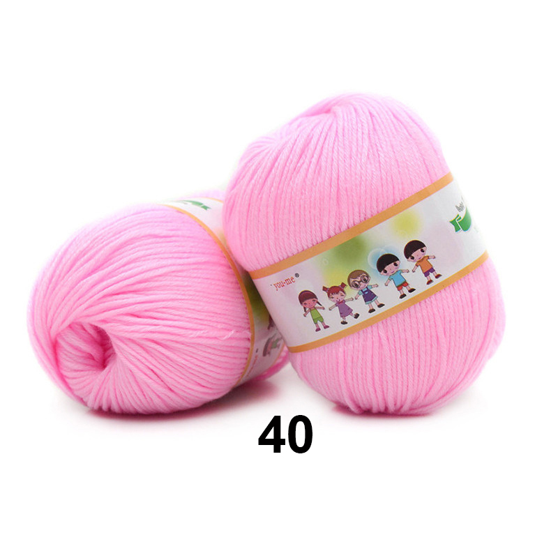 2pcsX50g Gebreid Garen voor Gehaakte Pop Baby Garen T-shirt Katoen Gemengd Garen Ilos Para Tejer Gebreide Estambre Para Tejer