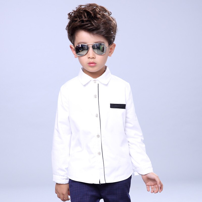 White Shirts For Boys School Formal Uniform Brand ... – Vicedeal