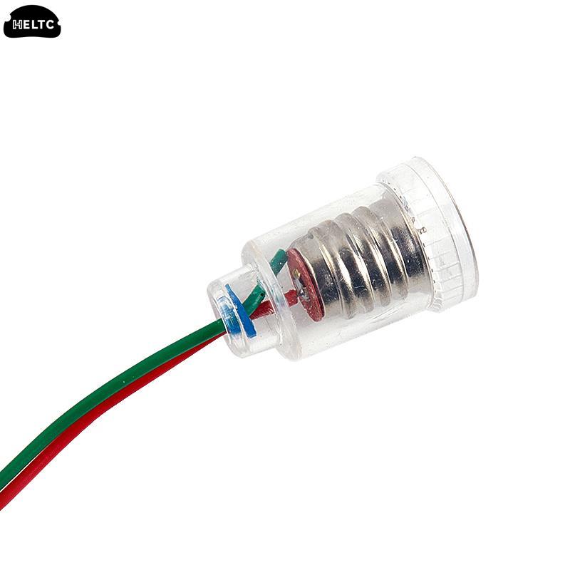 Suporte da lâmpada com fio, pequeno lampholder, E10, E12 Base, Instrumento de ensino, Experiment Wire Fitting, E27, Comprimento 20cm, 2 10Pcs