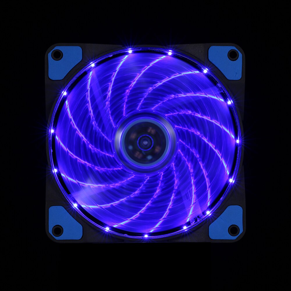 CPU Fan PC CPU Cooler for CPU Fast Heat Dissipation Low Noise Blue Light