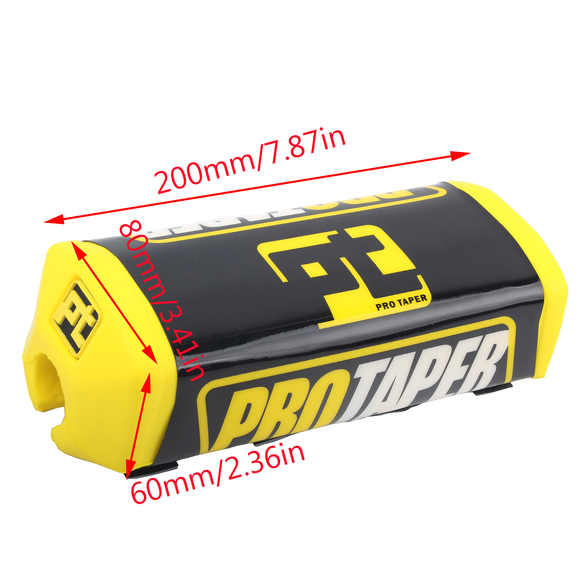 Hurcycles-Coussinets de guidon pour Pro Taper Energy Square 2.0, Fat Bar Pad, Barres de 1 à 1/8 ", Motocross
