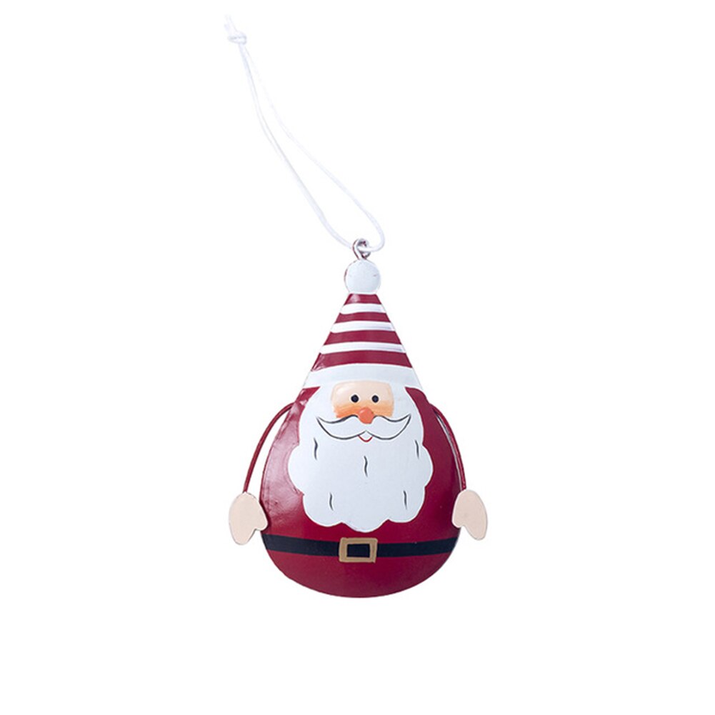 Geschilderd Ijzeren Sneeuwpop Elanden Hanger Xmas Kerstboom Ornamenten Home Decoratie: Santa Claus