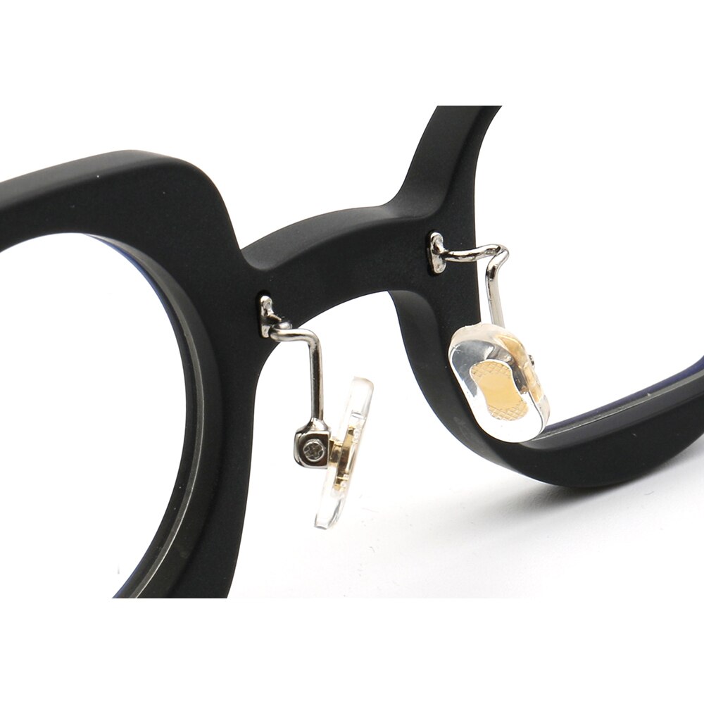 Women Hand Made Retro Eyeglass Frames Men Round Square Nerd Glasses Frame Rx Spectacles leopard Print Mismatch Eyewear