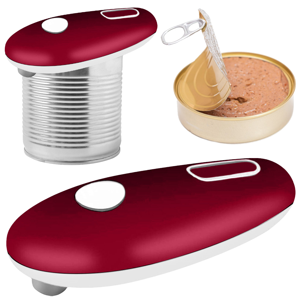 Electric/Manual Jar Opener Automatic Bottle Opener Battery Operated Tin Opener One Touch for Weak Hands for All Kinds of Jars