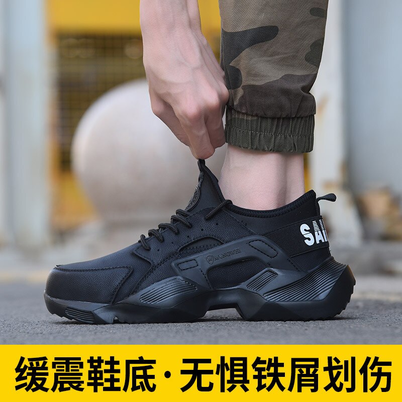 Mens Safety Trainers Lightweight Composite Toe Cap and Kevlar Midsole Work Boots Shoes Hiker Extra Grip