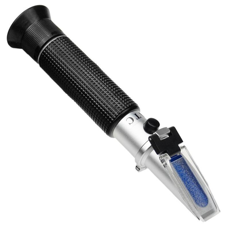 Salinity Refractometer For Seawater And Marine Fishkeeping Aquarium 0-100 Ppt With Automatic Temperature Compensation