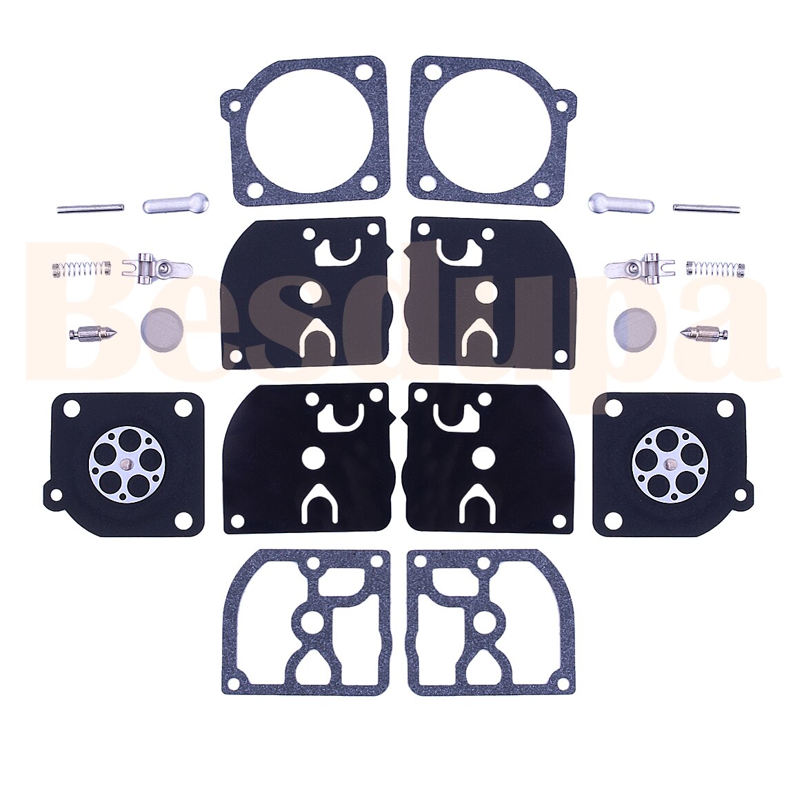 Conjunto de reconstrucción de carburador Junta diafragma RB-39 para McCulloch Castor ansioso , , , 2116 35cc 32cc motosierra motores carbohidratos