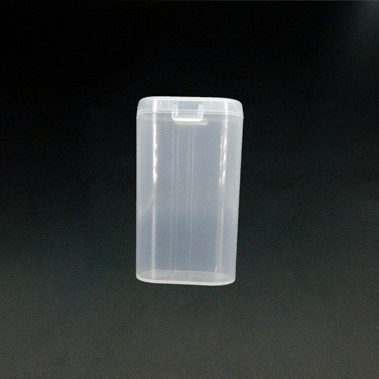 1PC 2X18650 Plastic Battery Box Two Sections 18650 Transparent Storage Box PP Strong Hard Holder Case