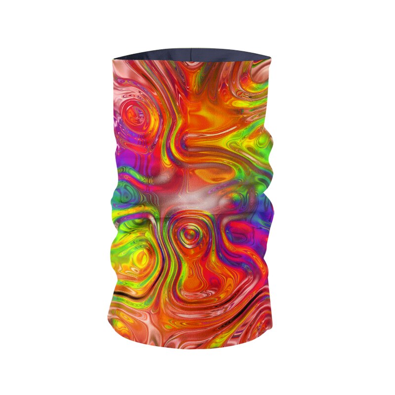 Funny Oil Painting Rendering Art Patterns Unisex Headscarf Hip Hop Sports Cycing Dust-proof Mask Headdress Microfiber Bandana