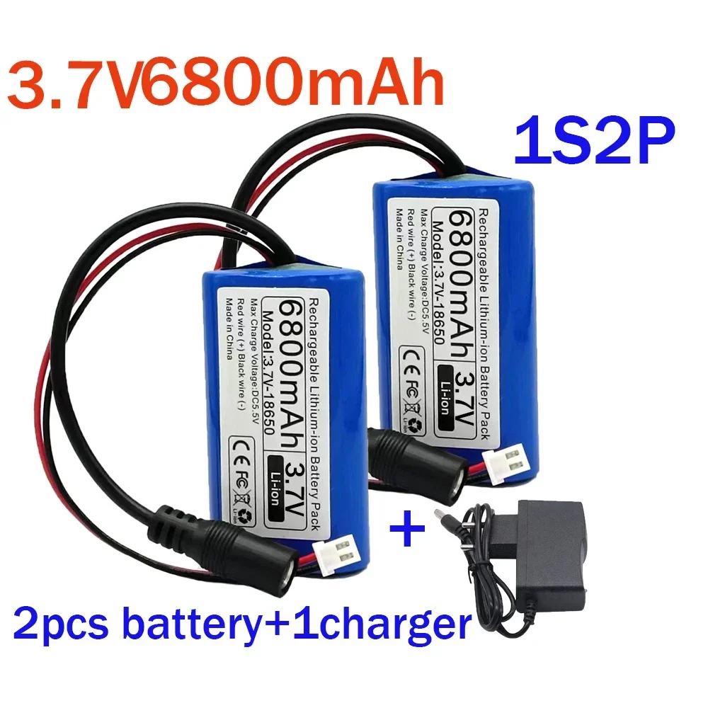 3.7V 18650 Lithium Battery 1s2p 1s3p 1s4p for Microcontroller LED Outdoor Light Bluetooth Speaker Audio Backup Power Supply: Blue