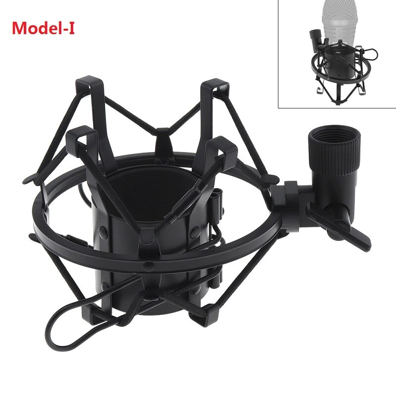 Black NB-35 Microphone Scissor Arm Stand Mic Clip Holder with Desktop Alloy Base Clampfor KTV / Studio Microphone accessories: Model-I
