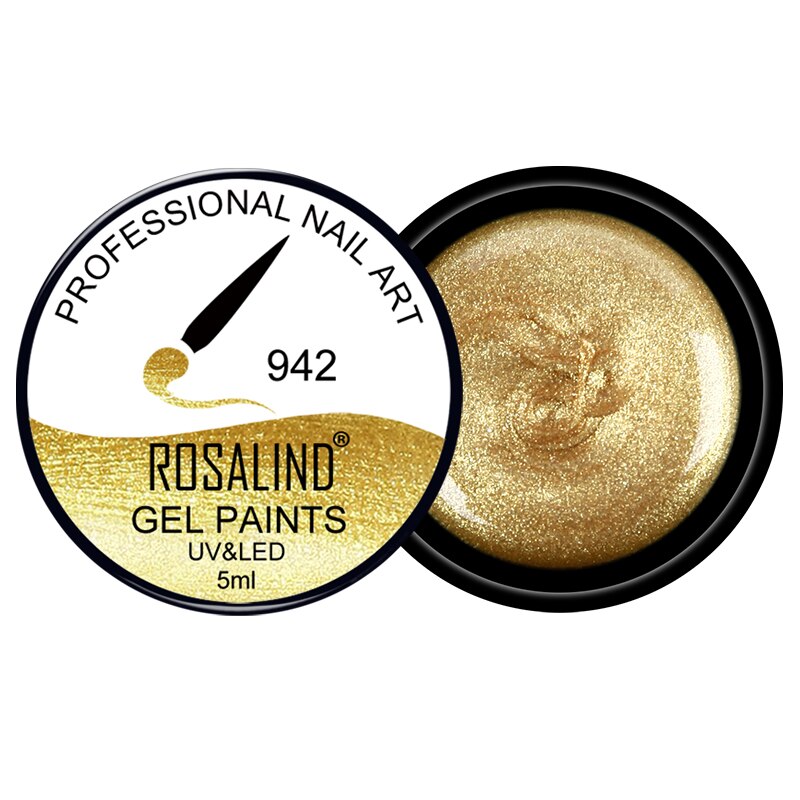 Rosalind gel neglelak phantom kamæleon alt til manicure dekoration base top til negle uv led lampe hybrid lakker: 942
