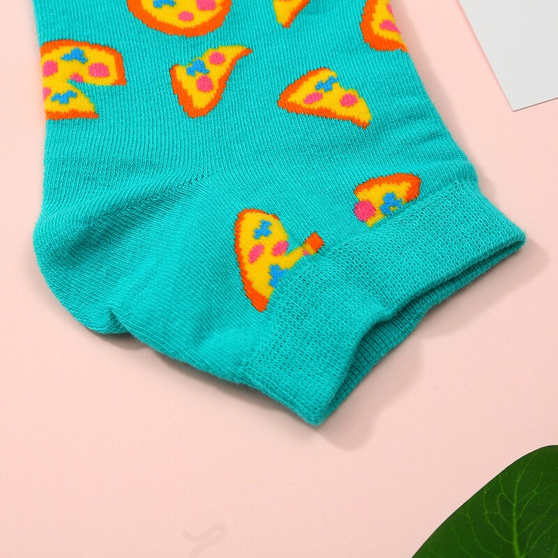 Novelty Food Pattern Socks - Funny Kawaii Cotton Casual Crew Socks for Kids
