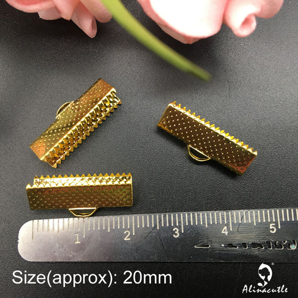 Flache Quaste top Perlen Kappe Legierung Ende Spitze Kappe Kappe Kabel Cap Quasten topper, Die DIY Handgemachten handwerk quasten AlinaCraft: Gold  Diameter 20mm