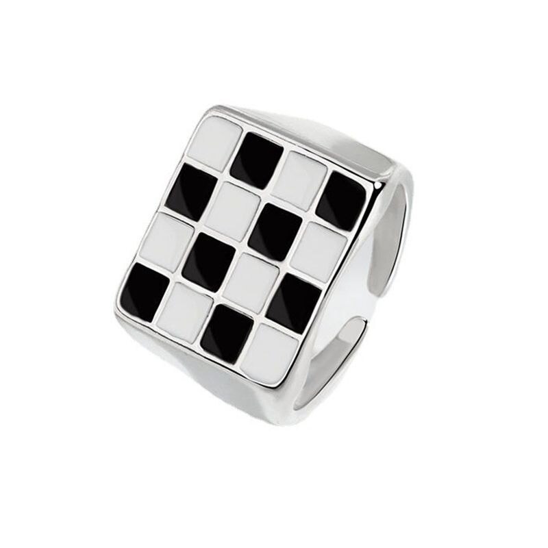 Anillos góticos Retro Para hombre y mujer, joyería de aleación de acero de titanio, color plateado antiguo, estilo Hip Hop, Rock: Multicolor