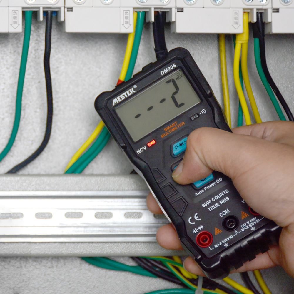 MESTEK DM90S High-speed full intelligent multimeter NCV True RMS digital automatic anti-burning portable universal multimeter