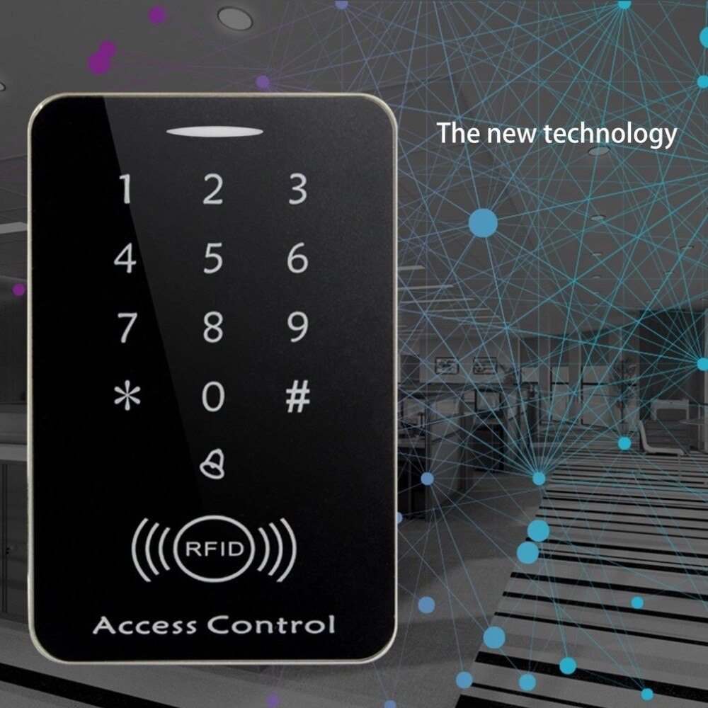 LESHP RFID allein Zugriff Kontrolle berühren Tastatur System Digitale Tastatur Türschloss Regler RFID Kartenleser mit 10 stücke Schlüssel