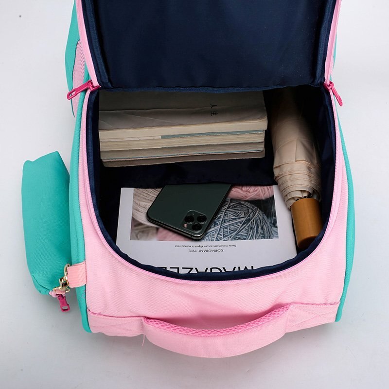 Leuke Cartoon Cat School Rugzak Voor Meisjes Primaire Schooltassen Kids Travel Rugzakken Mochila Escolar