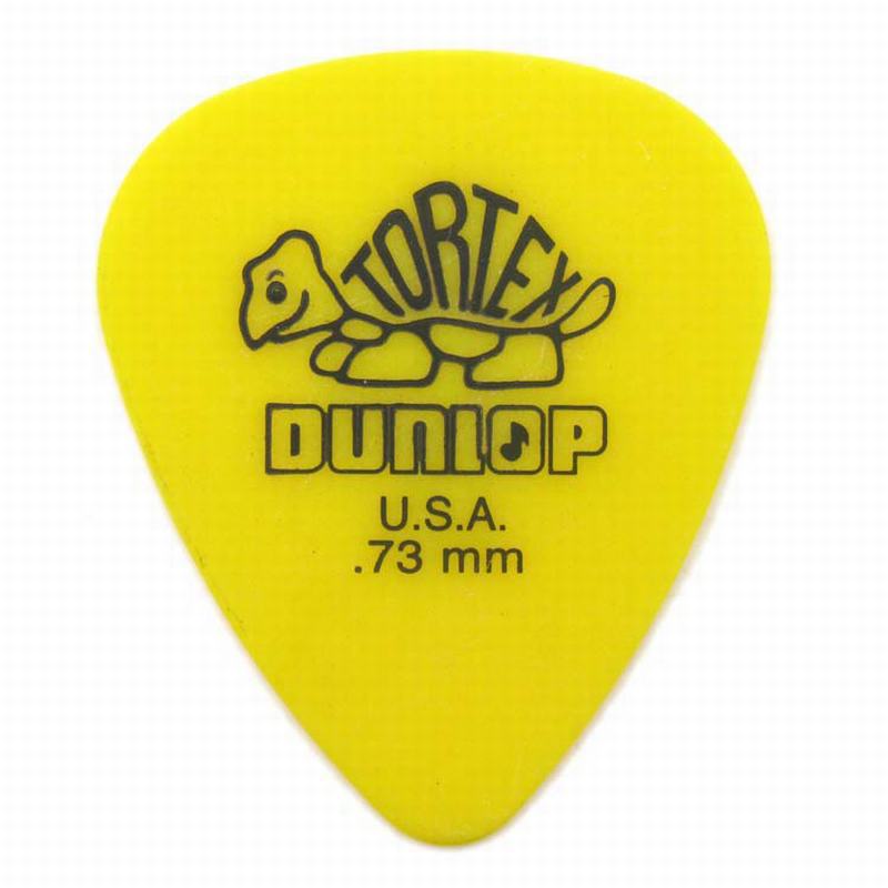 Dunlop-púas de guitarra eléctrica, accesorios de 6 tipos de espesor, 10 piezas: Rojo