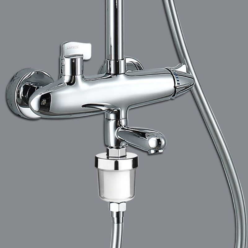 1 sett vannutløpsrenser universell kranfilter til kjøkken dårlig dusj husholdningsfilter pp bomull høy tetthet practica