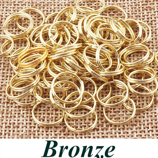 10mm metalen splitsleutelringen, splitspringringen, sleutelhangerring, bulk splitringen, ronde splitring, sleutelhangerring, bedel, 100-500 vinden
