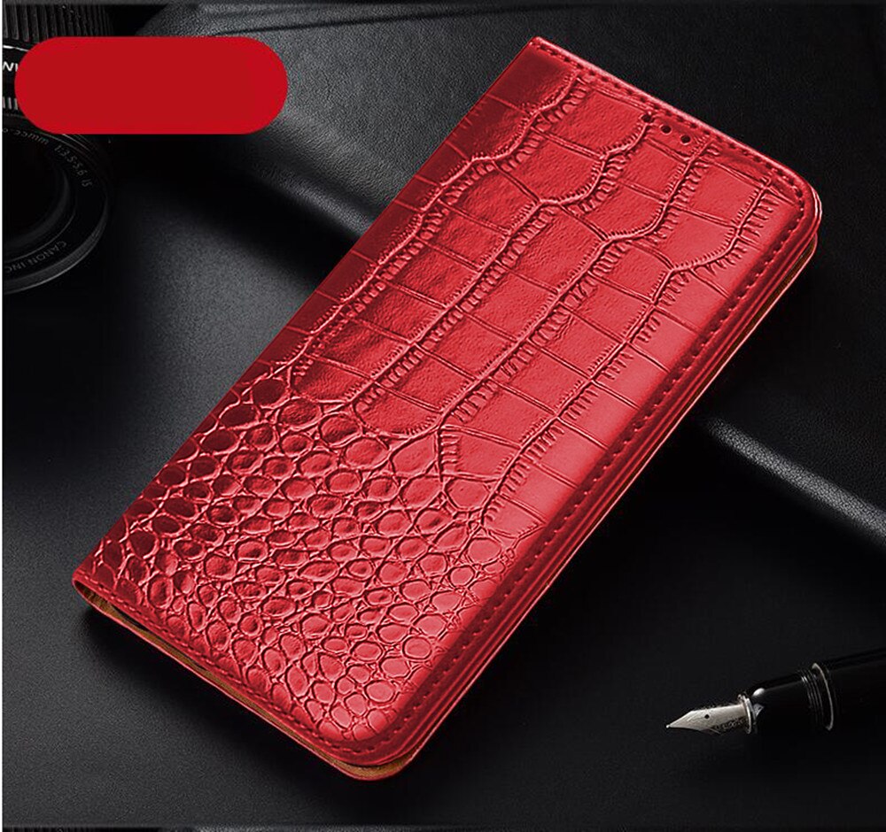 Voor Tecno Spark 6 Go 6.52 "Phone Case Leather Wallet Kaarthouder Stand Boek Cover Voor Spark6 6Go spark6Go Fundas Coque: Red JZ