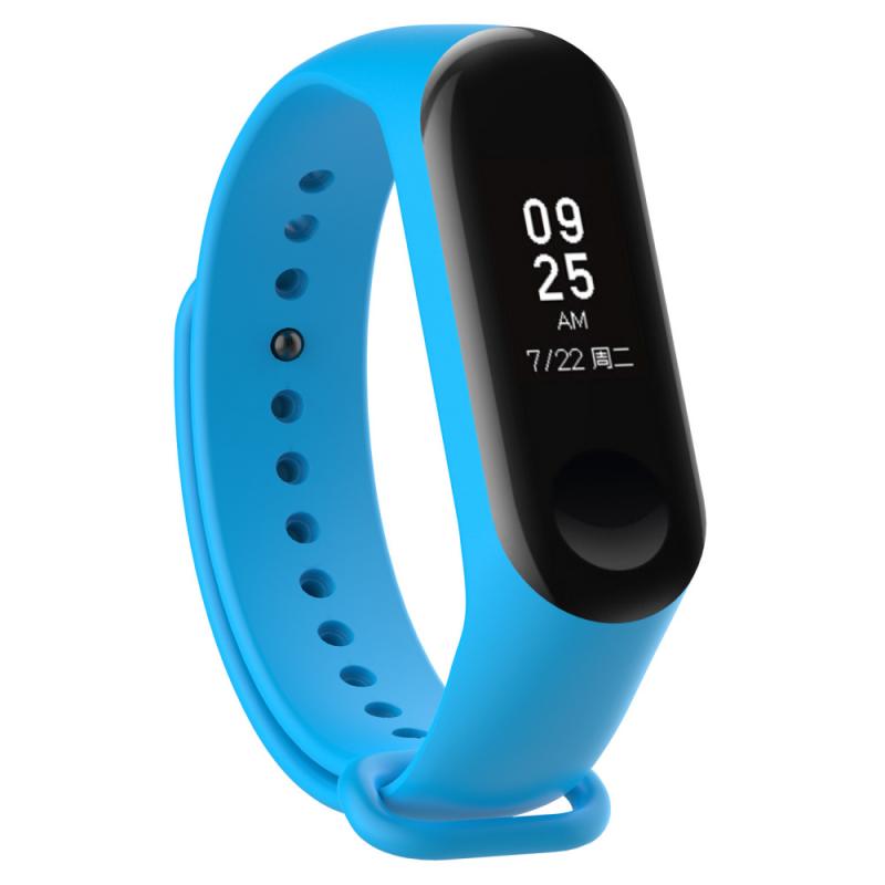 Pulseira de silicone para xiaomi mi banda 3 esportes substituíveis pulseira múltipla cor accessor respirável acessórios inteligentes