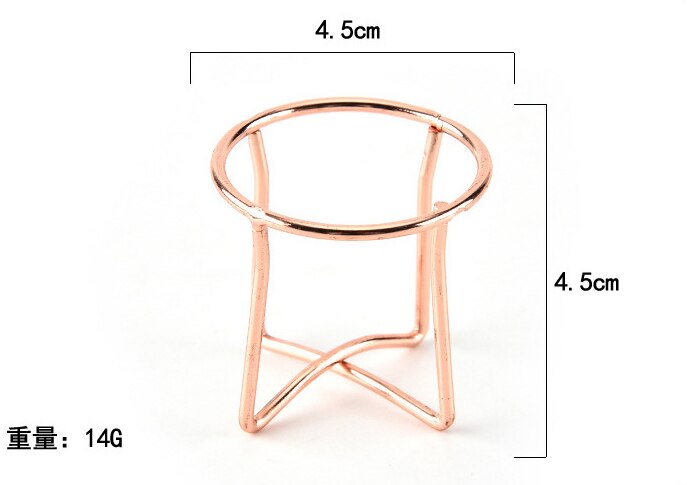 1pc sminkesvamp pudderstativ eggpulver puff brakett boks tørketrommel arrangør skjønnhetshylle holder skrivebordsoppbevaring: rose måke kors