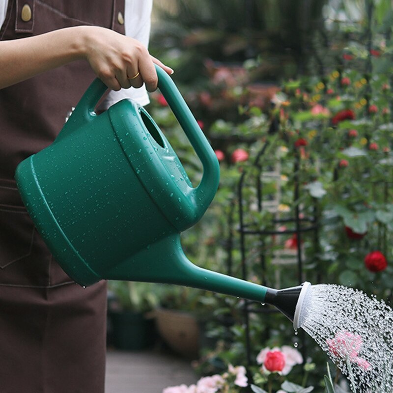Arrosoir de jardinage capacité en plastique avec longue buse arrosoir pour balcon plantation de légumes fleur arrosage