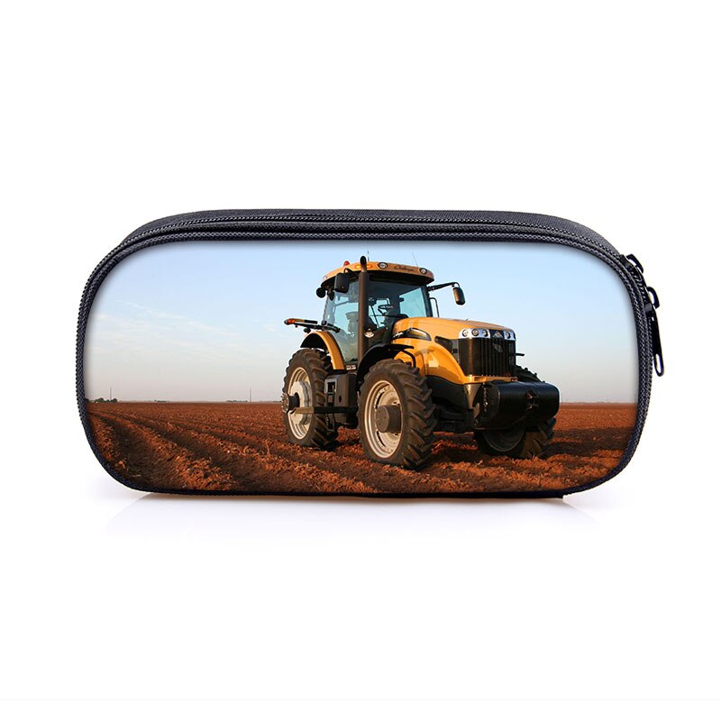 Bauernhof Traktor drucken Kosmetik fallen Bleistift Tasche Jungen Mädchen Stationäbetreffend Tasche freundlicher Schule fallen freundlicher Bleistift Kasten Schule Lieferungen Taschen: dqbbftractor10cw