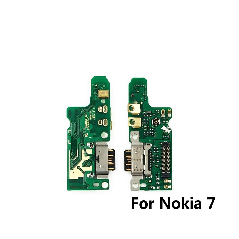 Carte de prise usb pour chargeur nokia 2 2.1 3 3.1 plus 5 5.1 6 6.1 7 7.1 plus 8, pièces de rechange pour module de port usb de charge: Pour nokia 7