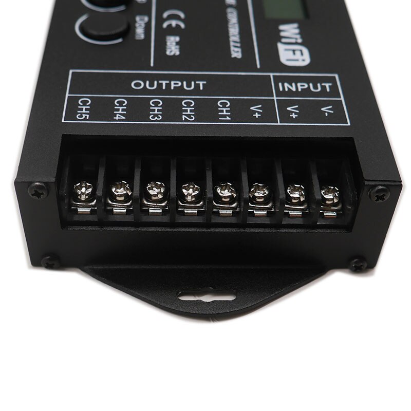 Programmerbar tid programmerbar rgb ledet kontroller dc12v/24v 5- kanals totalutgang 20a felles anode tc420/tc421