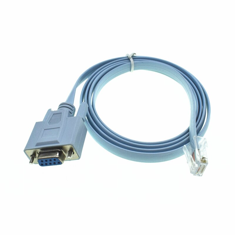 Câble de Console RJ45 Ethernet | 1.5M, Port DB9 COM, routeur série femelle, adaptateur réseau, pour commutateur Cisco: Default Title