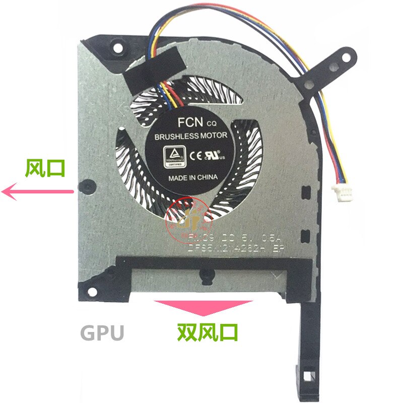 CPU GPU Cooler Fan For ASUS ROG TUF Gaming A15 F15 FA506 FA506IU FA506IH FX506 IU FX506LH FX506LU Radiator