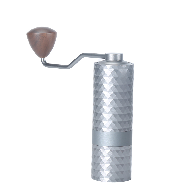 Upgrade handmatige koffiemolen CNC professioneel roestvrij staal diamant verstelbaar handmatig braam koffiebonen malen