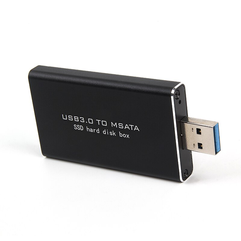 MSATA robić USB 5 gb/s USB 3.0 robić mSATA obudowa SSD USB3.0 robić mSATA przypadku adapter dysku twardego M2 SSD zewnętrzny dysk twardy komórkowy skrzynka ASM1153E