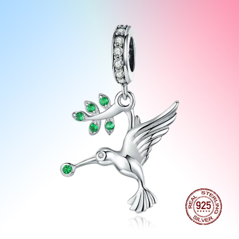 chihuahua placki delfin sowa karp żółw koliber żyrafa urok emaliowane koraliki 925 srebro oryginalny patelnia bransoletka panie DIY bijoux: WT1303