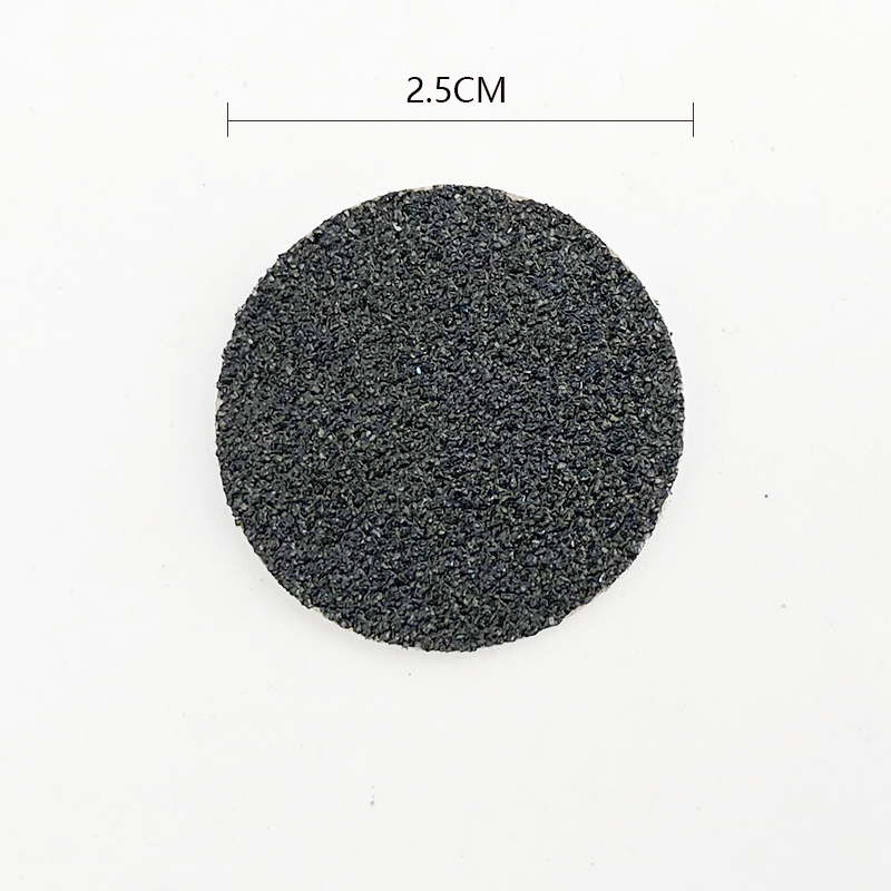 Râpe à ongles pour pédicure, lime à cuticules, ponçage des callosités, disques de 25mm, outil de soins des pieds, peau morte, papier de verre remplaçable, 1 pièce