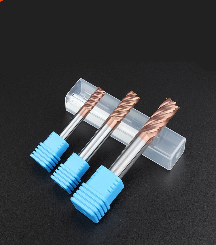 Milling Cutter 6Flute Alloy Coating Tungsten Steel Tool Cnc Maching HRC60 Endmill Azzkor Milling Cutter Milling Machine Tools