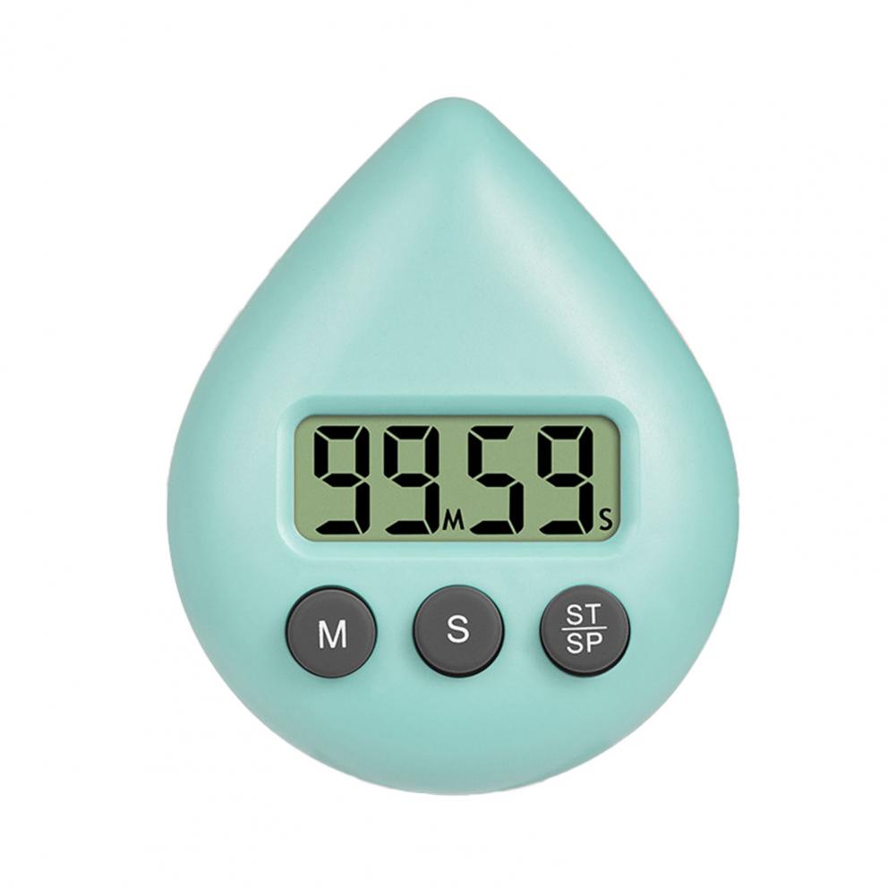 LCD Screen Electric Timer ABS kitchen timer Loud Sound Alarm Timer Electric Digital Timer Reminder temporizador таймер кухонный: Cyan