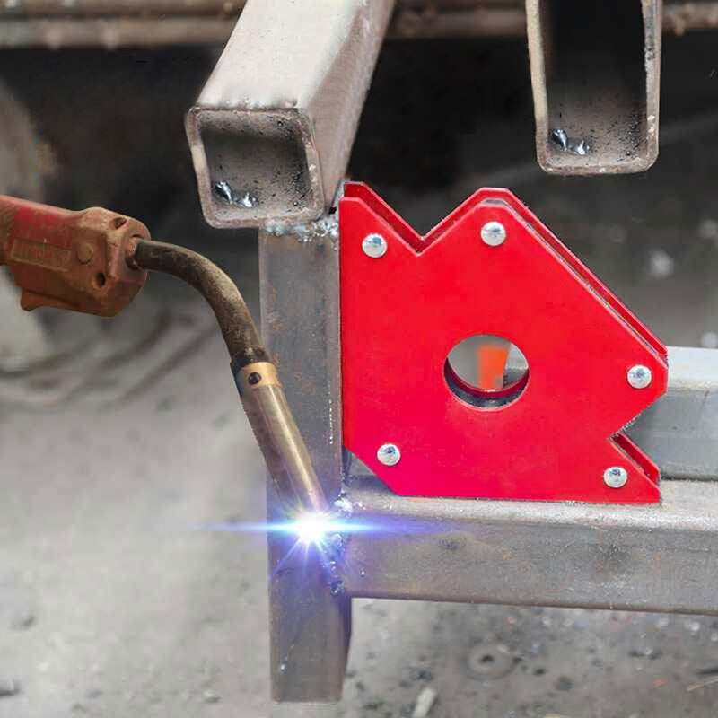 4pcs 25lbs Strength Strong Magnetic Welding Holder Angle Arrow Soldering Locator Magnet Welding Square welded holder